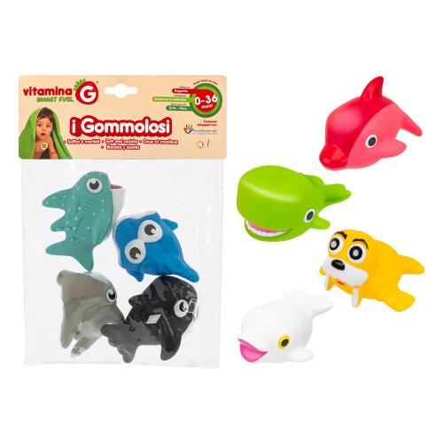 Set animali marini Gommolosi 4 pz VITAMINA G Assortito 05310