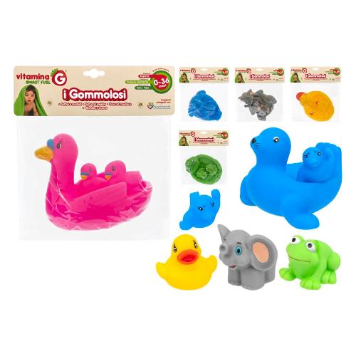 Set animali famiglia Gommolosi 3 pz VITAMINA G Assortito 05616