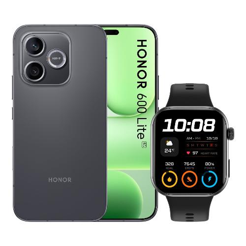 Smartphone 6,6" 600 LITE Bundle Watch 2i 5G Velvet black ( 256GB Ram 8GB 6520 mAh ) BNDH600LBK2IB