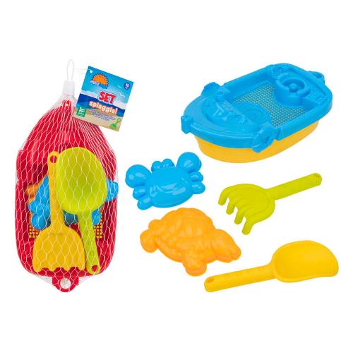 Barchetta con paletta e accessori sabbia ESTATOYS Assortito 42784