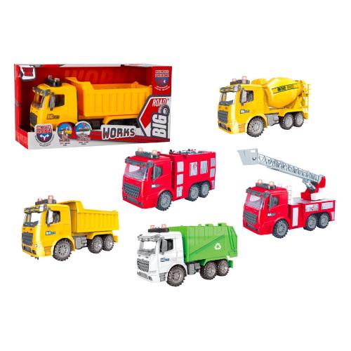 Camion Works frizione con luce e suoni (30cm) BIG ROAD Assortito 43024