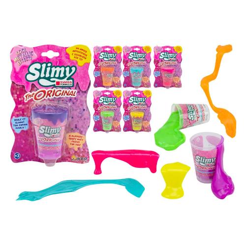 Slime The Original metallizzato (80gr) JOKER SLIMY Assortito 42244