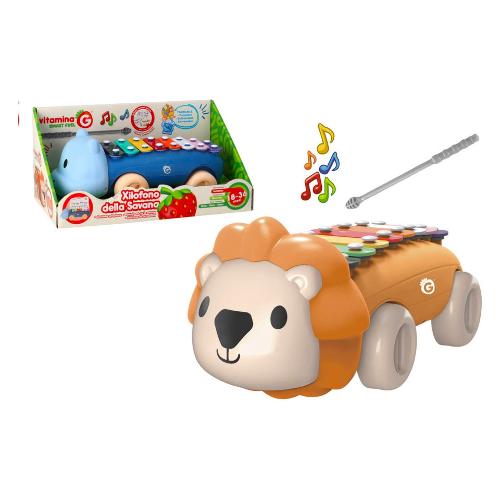 Xilofono della Savana trainabile 8 note (10-36m) VITAMINA G Assortito 05633