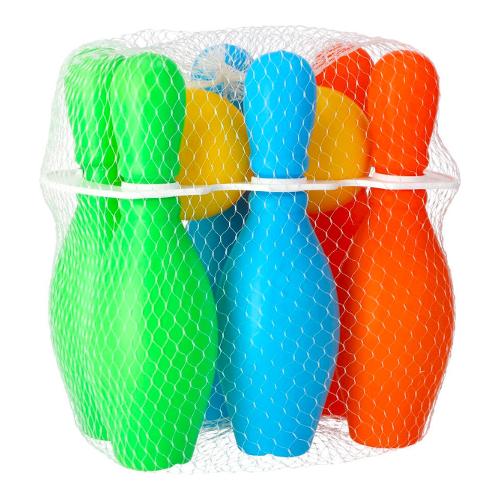 Set birilli 6 pz + 2 palle W’TOY Colori assortiti 43231