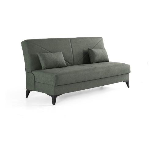 BOLD Divano letto 3 posti lineare Bacos 12 Dark green