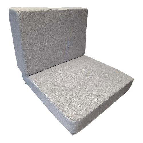 Cuscino divano misto cotone 1 posto LOREN Grigio chiaro 16