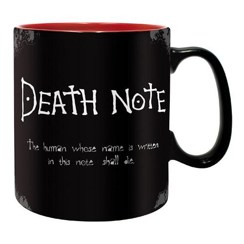 Tazza mug Ceramica (460ml) Logo DEATH NOTE Nero ABYMUGA522