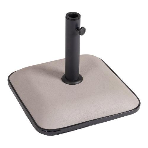 Base ombrellone cemento, resina, acciaio BARRY Qu 25 Kg Tortora 0796032