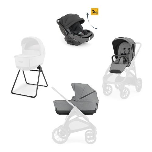 Sistema modulare senza telaio System Quattro con Darwin R-Evo APTICA XT Canyon grey AA72T0CNG