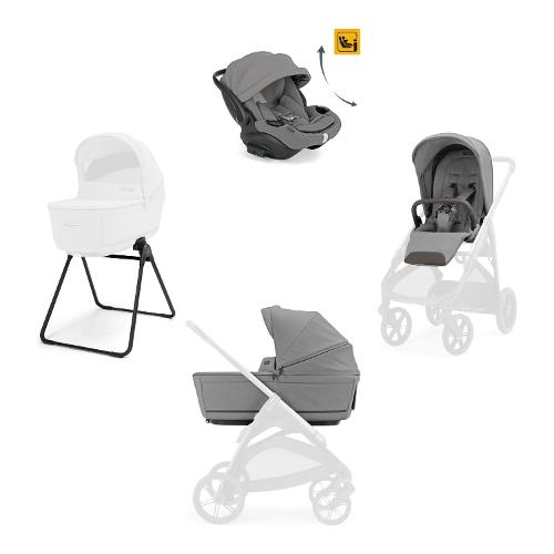 Sistema modulare senza telaio System Quattro con Darwin R-Evo APTICA Crystal grey AA62T0CLG