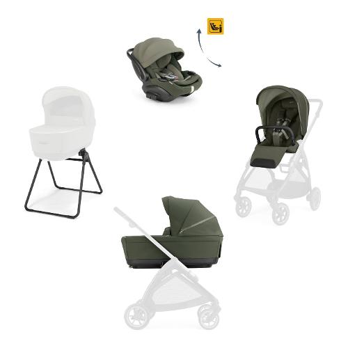 Sistema modulare senza telaio System Quattro con Darwin R-Evo ELECTA Loft green AA52T0LFG