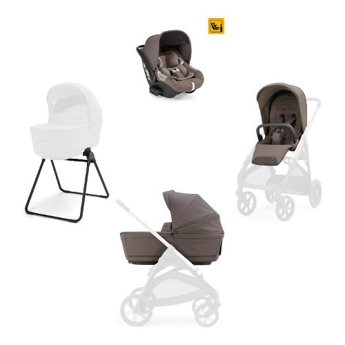Sistema modulare senza telaio System Quattro con Darwin APTICA Essence mokka AA61T0ESM