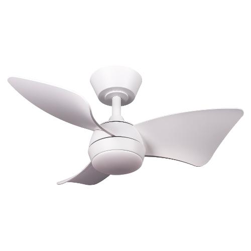 Ventilatore soffitto con luce White (1 luce - 1720 Lumen - 18 W - Bianco CCT) (77x31cm) 7159B IR