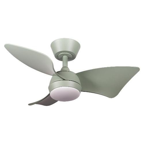 Ventilatore soffitto con luce Salvia (1 luce - 1720 Lumen - 18 W - Bianco CCT) (77x31cm) 7159SV IR