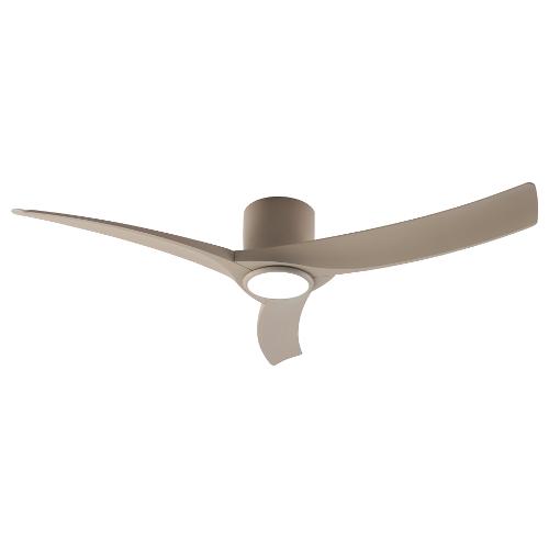 Ventilatore soffitto con luce Sabbia (1 luce - 2160 Lumen - 24 W - Bianco CCT) (132,8x21,5cm) 7211SB IR