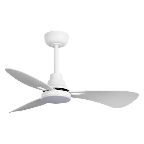 Ventilatore soffitto con luce White (1 luce - 1980 Lumen - 22 W - Bianco CCT) (97x33cm) 7213B IR