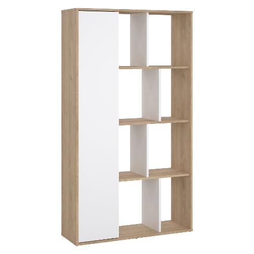 MAZE Libreria Jackson hickory e White (90 x 160 h cm) Mobile KIT