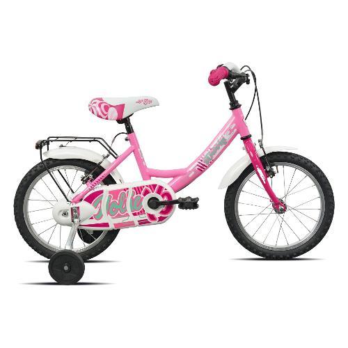 Mountain Bike acciaio ( 1 vel ) 16" Jolie BIMBA Rosa 32S671