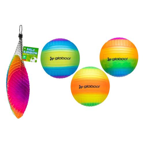 Pallone Beach Volley Rainbow Globool (23cm) misura 3 W’TOY Assortito 12728