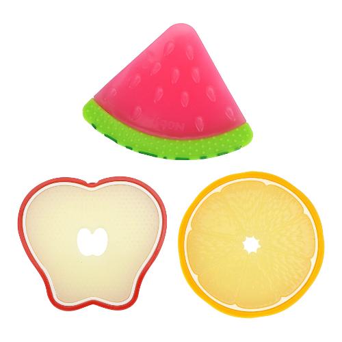 Massaggia gengive Fruit silicon (3m+) Assortito ID6896