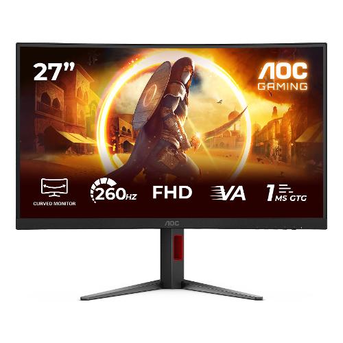 Monitor 27" ( LED 1920x1080 FULL HD 260Hz ) Curvo Black C27G4Z2