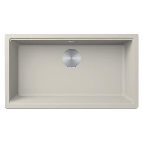 Lavello 1 vasca (75x43,5cm) TIME UM 130 Bianco soft Opaco LG213039BSO