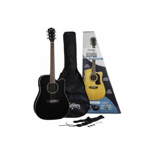 Chitarra acustica APPRENTICE D5CE Pack Black AD5CEPACK BK