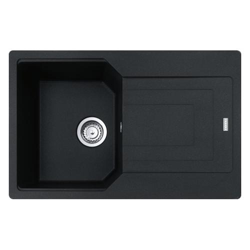 Lavello 1 vasca (78x50cm) Ubg 611 78 URBAN Nero Opaco 114 0686 749