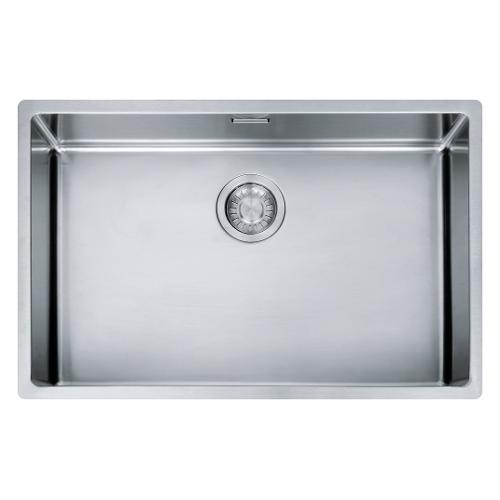Lavello 1 vasca (69x45cm) Bxx 210 110 65 BOX Inox Spazzolato 127 0751 918