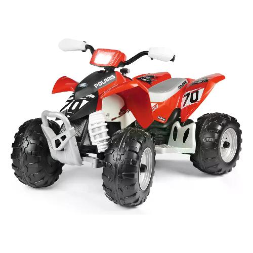 Moto Quad Polaris Outlaw 12V 8Ah  Lithium (110cm) Rosso e Bianco IGOR0099
