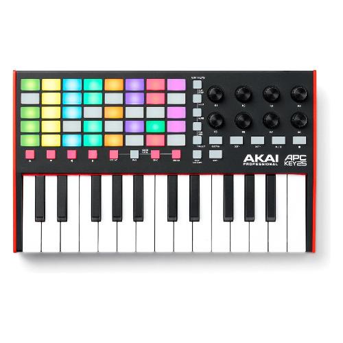 Tastiera controller APC Key 25 MKII Black e Red