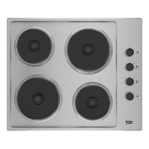 Piano cottura elettrico 4 zone HIGE64100X Inox (60cm)