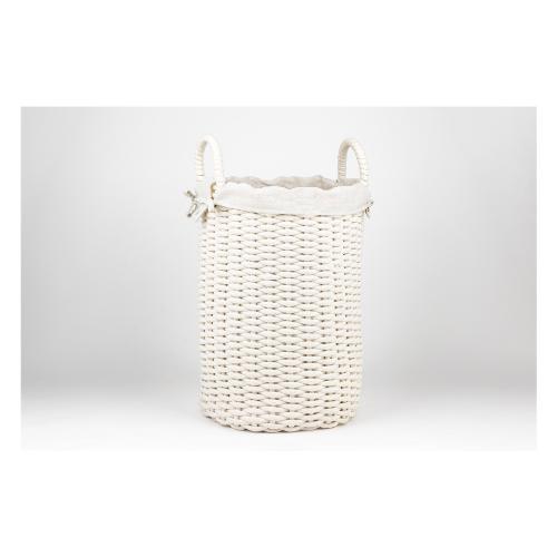 Porta biancheria tessuto poliestere (35x50cm) con fodera interna Beige Art.119