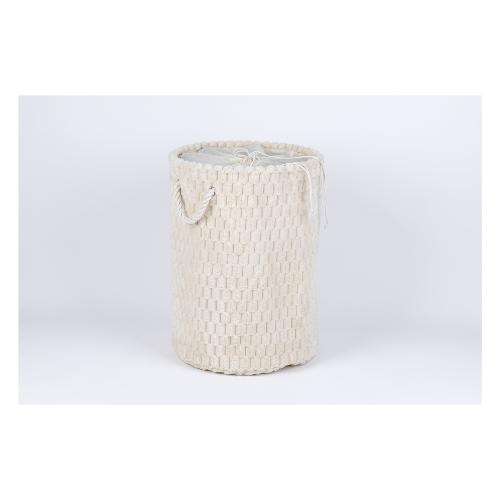Porta biancheria tessuto poliestere (38x50cm) con sacco interno Beige Art.109