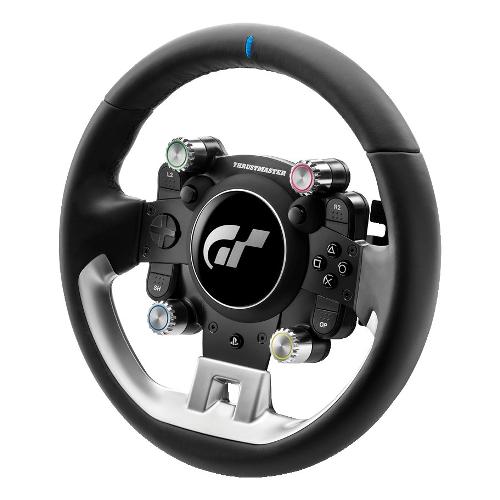 Volante simulatore guida PLAYSTATION GT Wheel Add On Gran Turismo Official Black e Silver 4060468