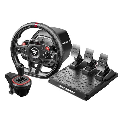 Volante e pedaliera simulatore guida PLAYSTATION T248R Shifter Pack Black 4160924