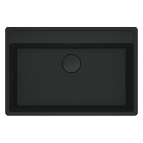 Lavello 1 vasca (76x51cm) Mrg 610 72 tl MARIS Black matt Opaco 114 0661 666