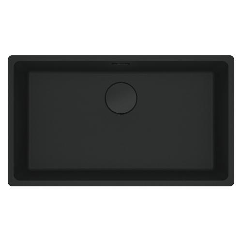 Lavello 1 vasca (75,3x43,3cm) Mrg 110 72 MARIS Black matt Opaco 125 0686 637