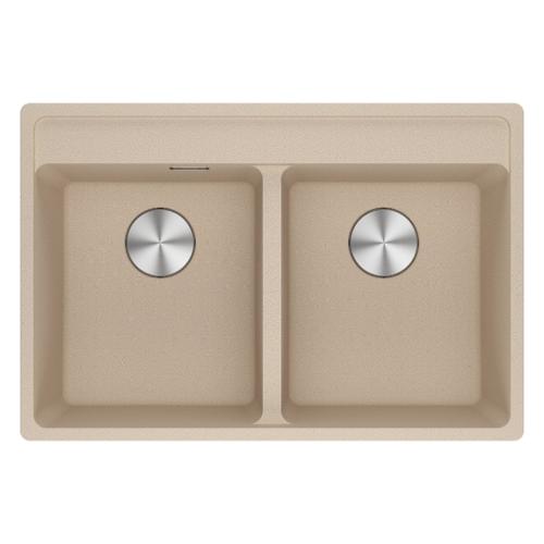 Lavello 2 vasche (76x51cm) Mrg 620 35 35 tl MARIS Avena Opaco 114 0661 681