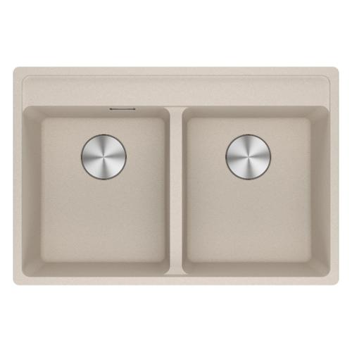 Lavello 2 vasche (76x51cm) Mrg 620 35 35 tl MARIS Sahara Opaco 114 0661 679