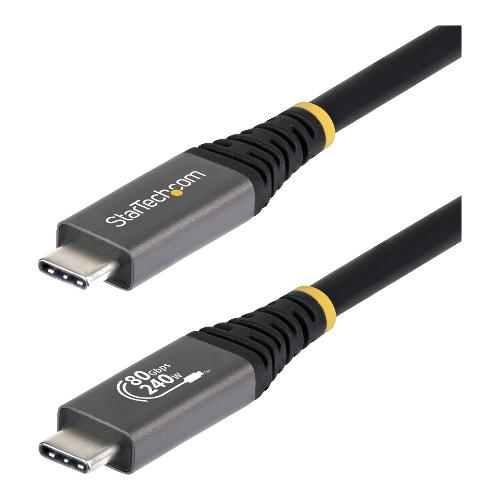 Cavo USB C 240W USB4 Black e Gray 1,5m CC150CM80GUSB4CABLE