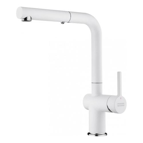 Miscelatore lavello doccetta estraibile ACTIVE PLUS Bianco 115 0653 387