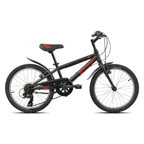 Mountain Bike acciaio ( 6 vel ) 20" Nero e Rosso 26L630N