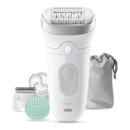 Epilatore SILK EPIL 7 Skin Spa (Ricaricabile) White e Silver SE7 081