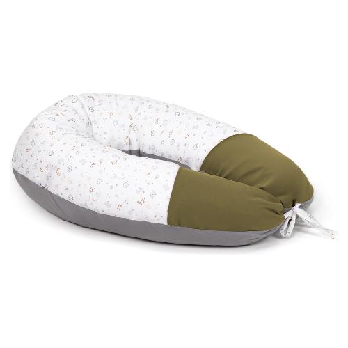 Cuscino allattamento con tasche DODO Verde DOVR