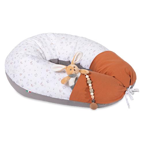 Cuscino allattamento con tasche DODO Arancio DOAR