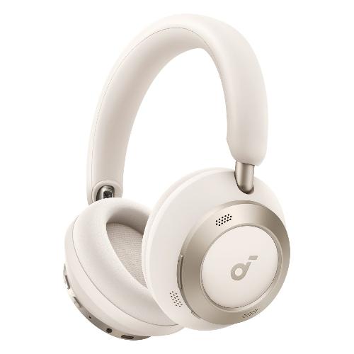 Cuffie microfono bluetooth SOUNDCORE Space One Pro Cream e White A3062G21