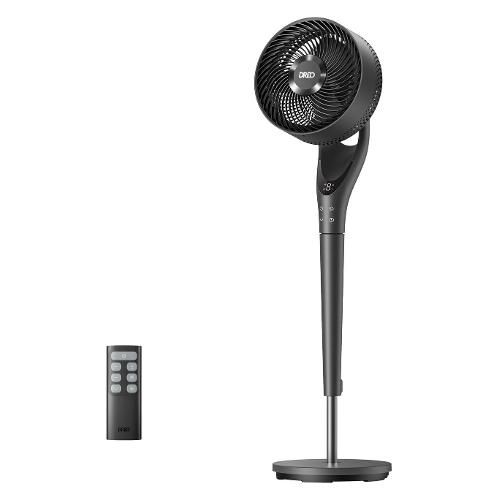 Ventilatore Pavimento TURBOPOLY Fan 154 Black DR HPF024 36W 3 pale