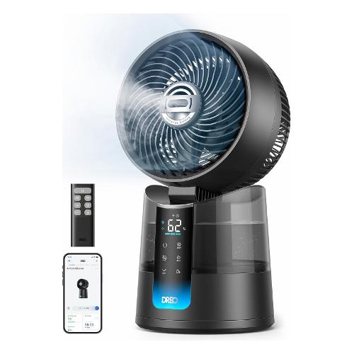 Raffrescatore Tavolo TURBOCOOL Misting Fan 516S Gray DR HEC006S 60W 3 pale