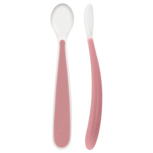 Set cucchiai morbidi bimbi 2 pz (6m+) Rosa 00006828160000